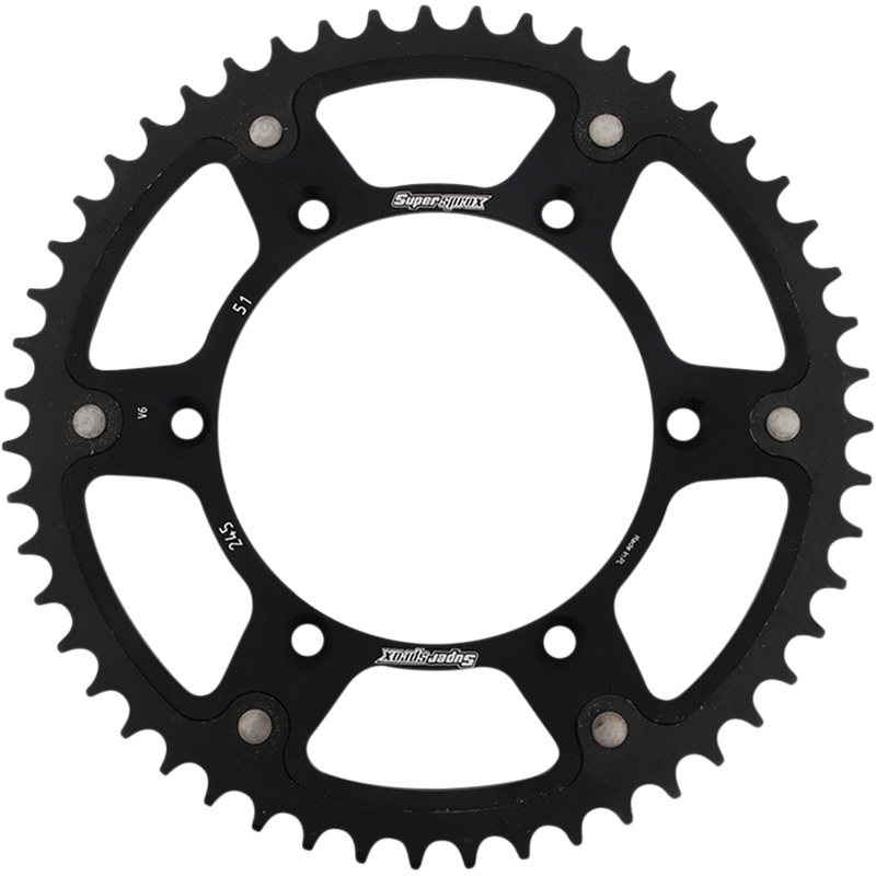 SUPERSPROX 1210-1992 RST-245-51-BLK Stealth Rear Sprocket 51 tooth - black - yamaha