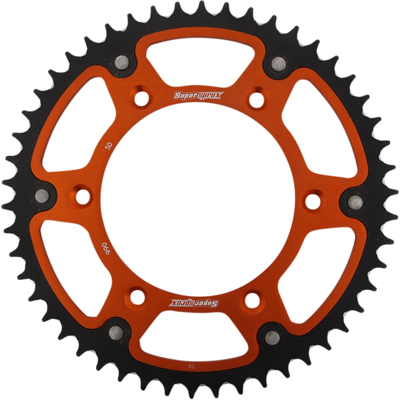 SUPERSPROX 1210-2064 RST-990-50-ORG Stealth Rear Sprocket 50 tooth - orange - husaberg/husqvarna/ktm