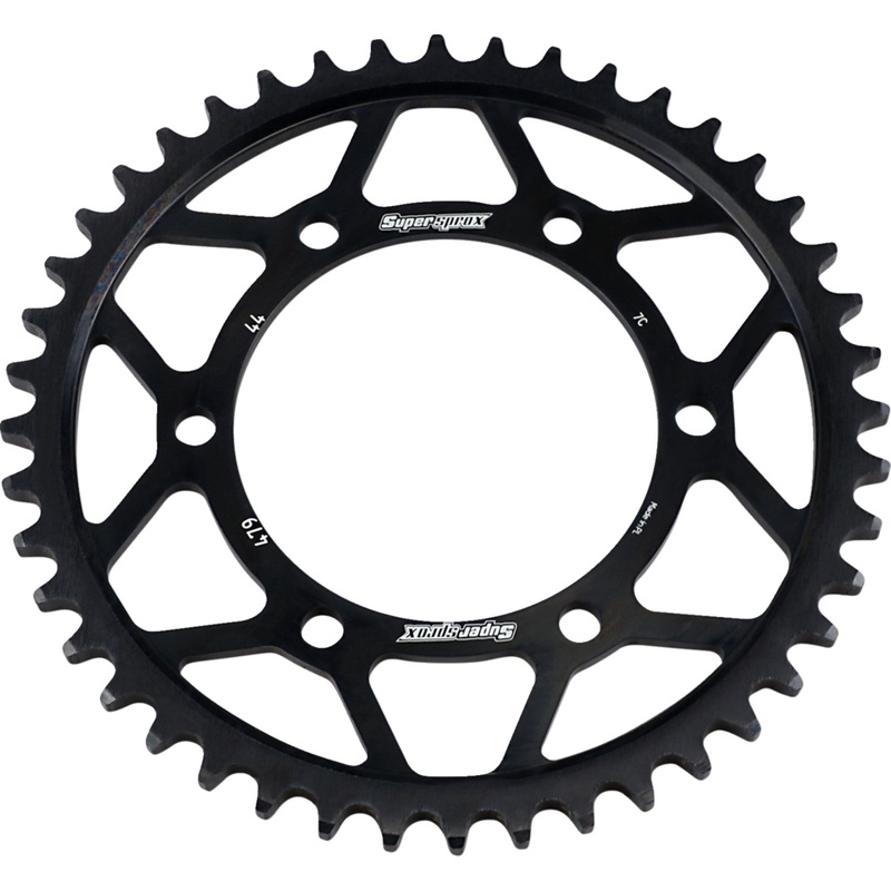 SUPERSPROX 1210-2164 RFE-479-44-BLK Racing Steel Rear Sprocket Rear Sprocket - 44 Tooth