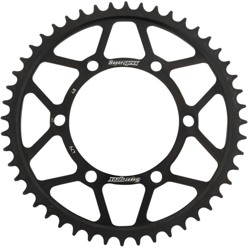 SUPERSPROX 1210-2167 RFE-479-48-BLK Racing Steel Rear Sprocket Rear Sprocket - 48 Tooth