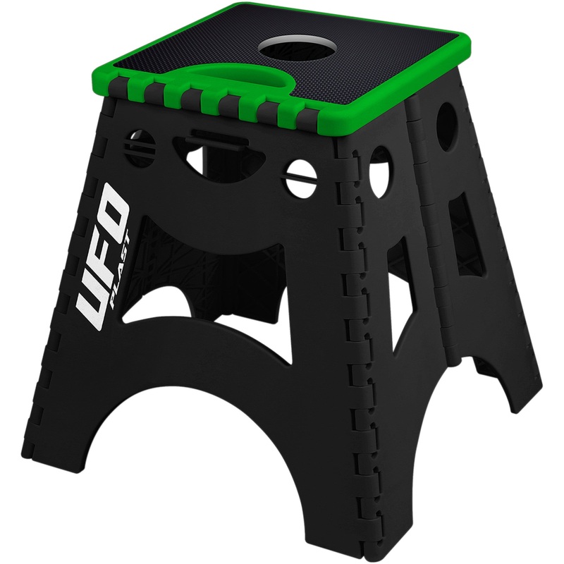 UFO 4101-0490 AC02428A Folding Bike Stand Bike Stand - Folding - Black/Green