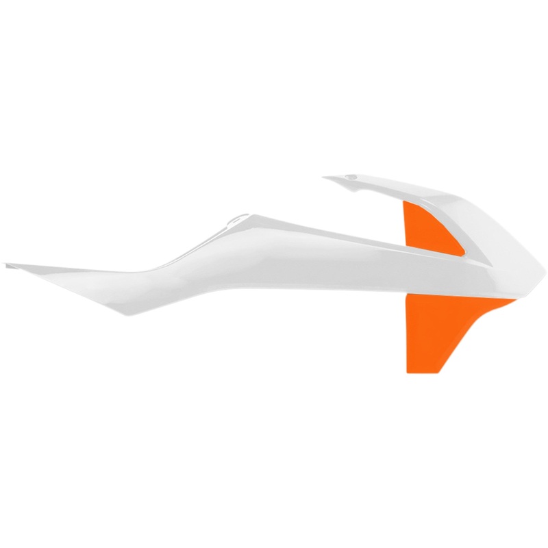 ACERBIS 0520-2636 2685965412 Replacement Radiator Shrouds Radiator Shrouds - '19 OE White/'16 Orange