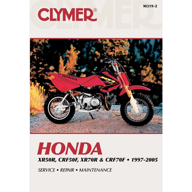 CLYMER 4201-0135 CM3193 Motorcycle Repair Manual  Honda Manual - Honda XR50/70