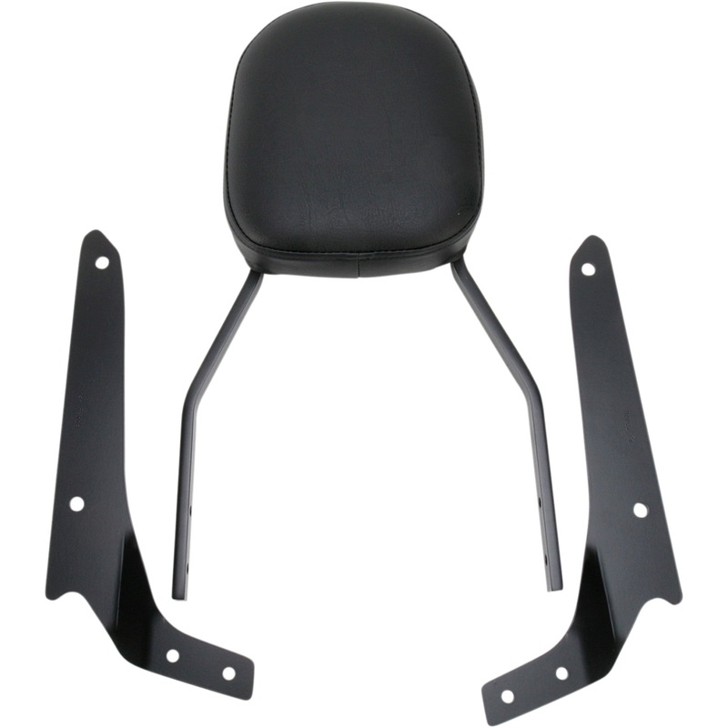 COBRA 1501-0345 02-5111B Square Sissy Bar Kit  Standard Sissy Bar - Standard - Shadow Phantom