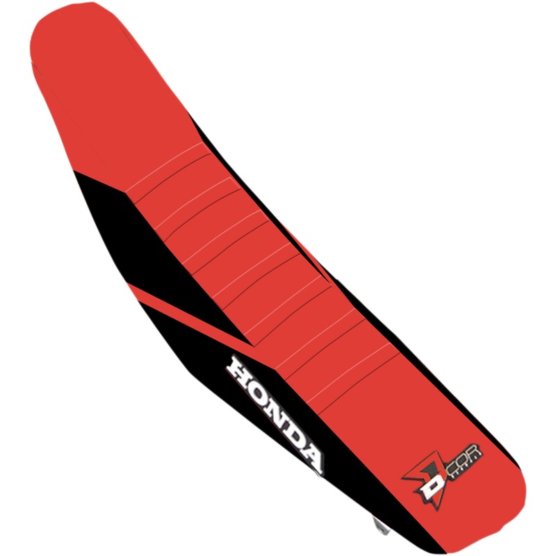 D'COR VISUALS 0821-3135 30-10-475 Seat Cover black/red - crf '17-'21