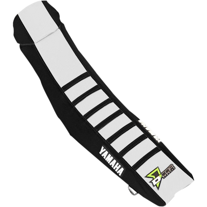 D'COR VISUALS 0821-3220 30-50-461 Seat Cover black/white - yz250f/450f '14-'18