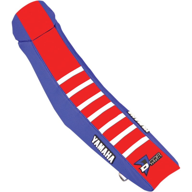D'COR VISUALS 0821-3233 30-50-477 Seat Cover blue/red/white - yz250f/450f '18-'23