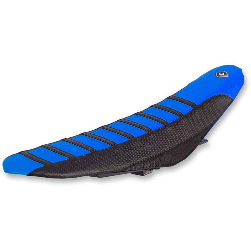 FLU DESIGNS INC. 0821-1832 35506 Pro Rib Seat Cover blue/black - yz '14-'22