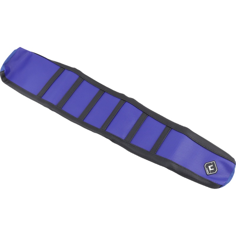 FLU DESIGNS INC. 0821-3050 35510 Pro Rib Seat Cover blue/black - yz '98-'02
