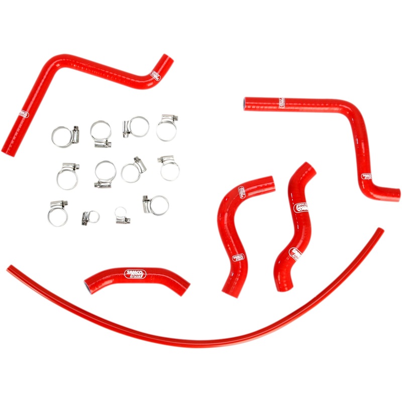 MOOSE OFFROAD 1902-0943 MBU-HON-29-RD Race Fit Radiator Hose Kit red - honda