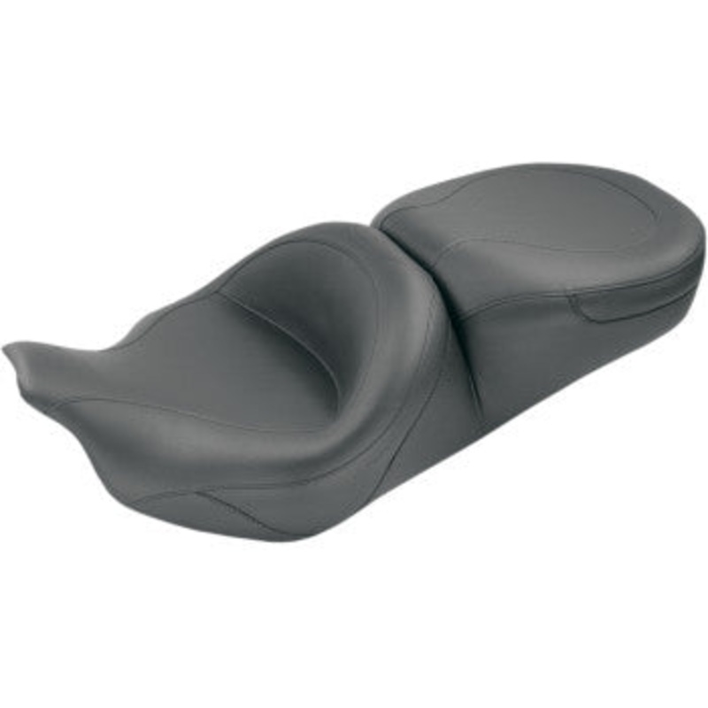 (OPEN BOX) MUSTANG 0801-0456 76033 One-Piece 2-Up Ultra Touring Seat - Smooth - '08-'21 FLT
