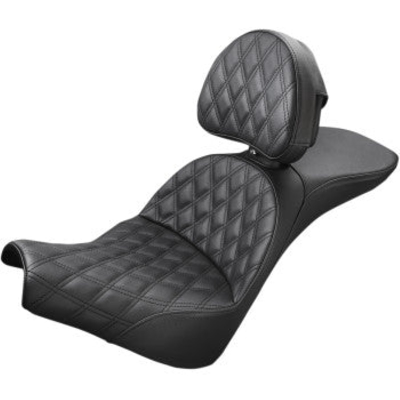 (OPEN BOX) SADDLEMEN 0802-0954 818-30-030LS Explorer Seat - Lattice Stitched - Backrest