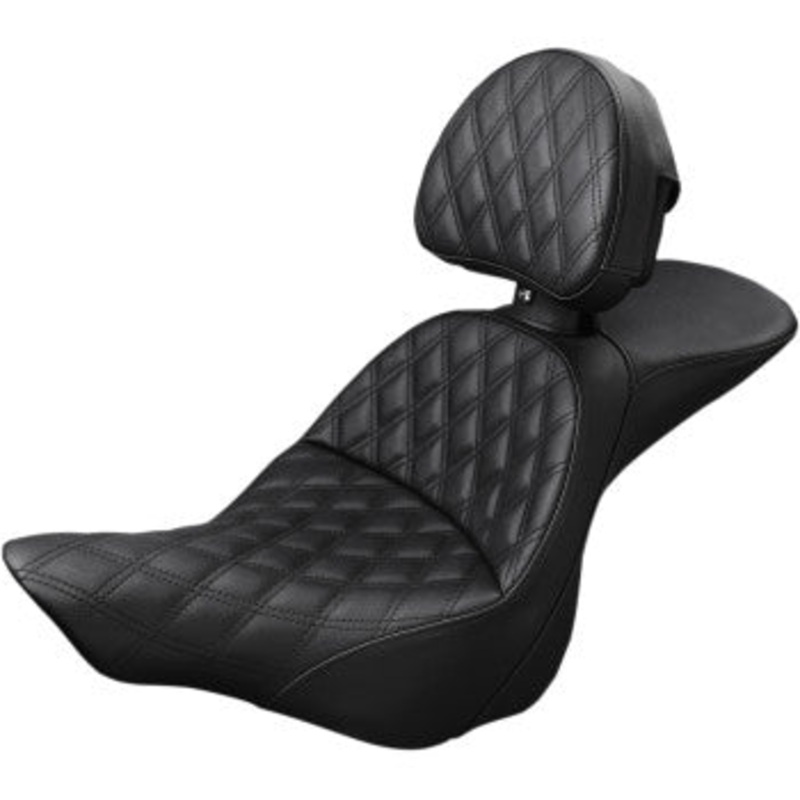 (OPEN BOX) SADDLEMEN 0802-0977 813-27-030LS Explorer Seat - Lattice Stitched - Backrest - FXSB