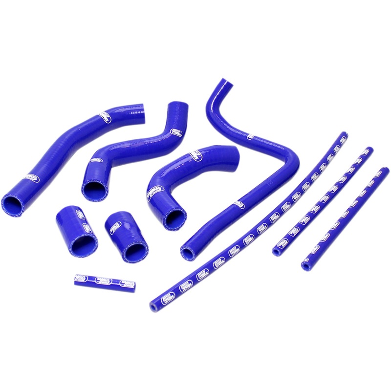 SAMCO SPORT 1902-0362 YAM37-BL Radiator Hose Kit  Standard Radiator Hose Kit - Blue - Yamaha