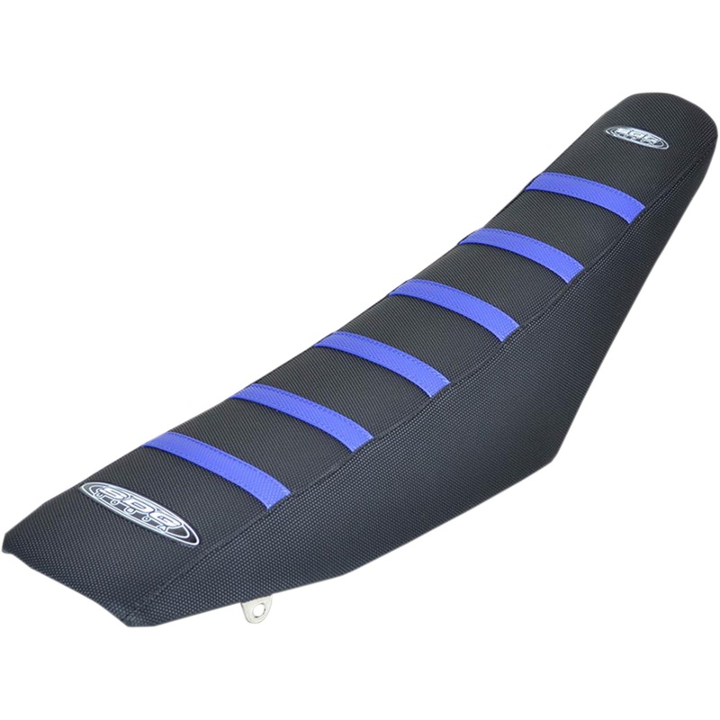 SDG 0821-1891 95934BK 6-Rib Gripper Seat Cover 6-Ribbed Seat Cover - Blue Ribs/Black Top/Black Sides
