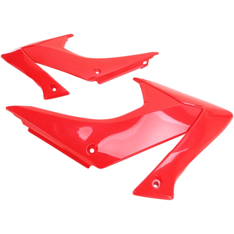 UFO 0520-1568 HO04675-070 Replacement Radiator Shrouds Radiator Covers - Red