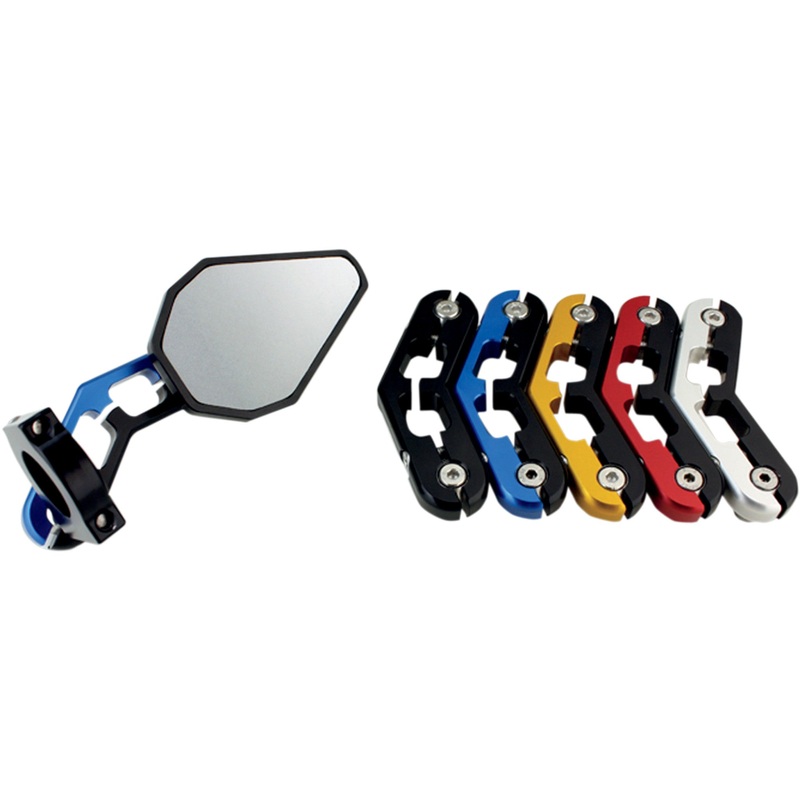 DRIVEN RACING 0640-0722 DXM-GD D-Axis Bar End Mirror D-Axis Bar-End Mirror - Gold