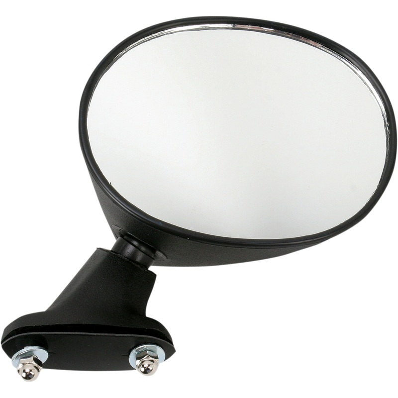 EMGO 2078261 20-78261 OEM-Style Replacement Mirror Mirror - Side View - Round - Black - Right