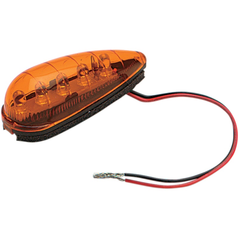 K&S TECHNOLOGIES 25-8900 25-8900 LED Teardrop Marker Light amber