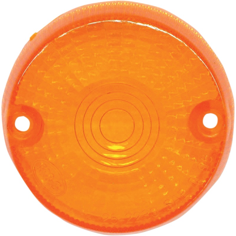 K&S TECHNOLOGIES 252230 25-2230 Replacement Turn Signal Lenses Replacement Turn Signal Lens - Amber