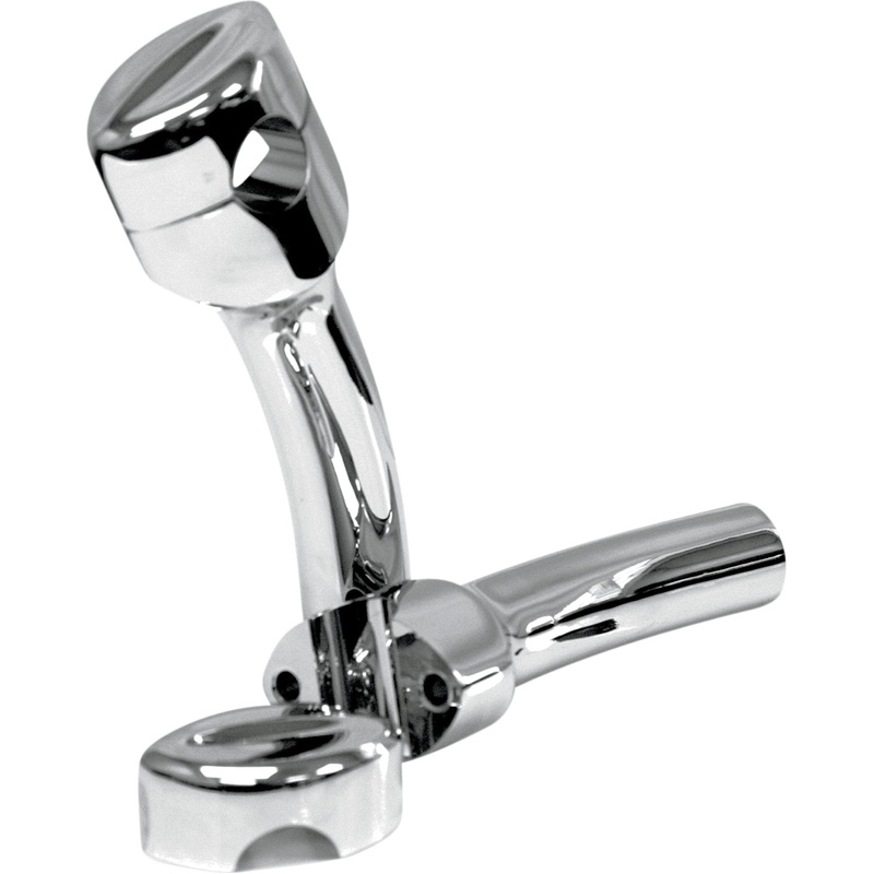 LA CHOPPERS 0602-0474 LA-7401-05 Handlebar Risers for 1" Handlebars Risers - Mohawk - Pullback - 5-1/2" - Chrome