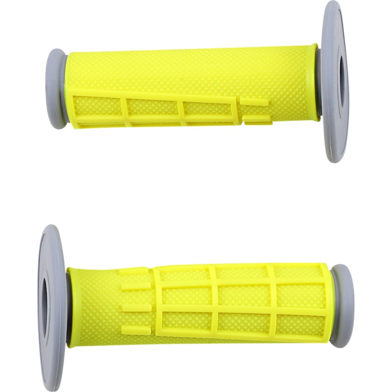 MOOSE OFFROAD 0630-2667 1MG2315-YEM Comp Diamond Half Waffle Grips Grips - Compound - Half-Waffle - Yellow