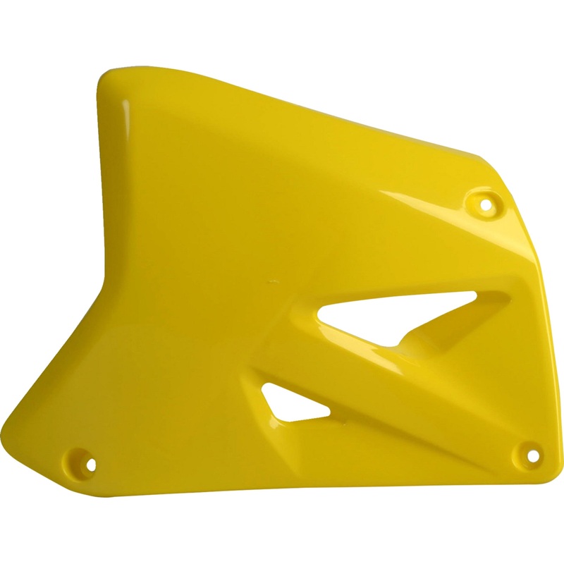 POLISPORT 0520-2143 8423000001 Radiator Cover For Suzuki Radiator Cover - Yellow - RM 125/250
