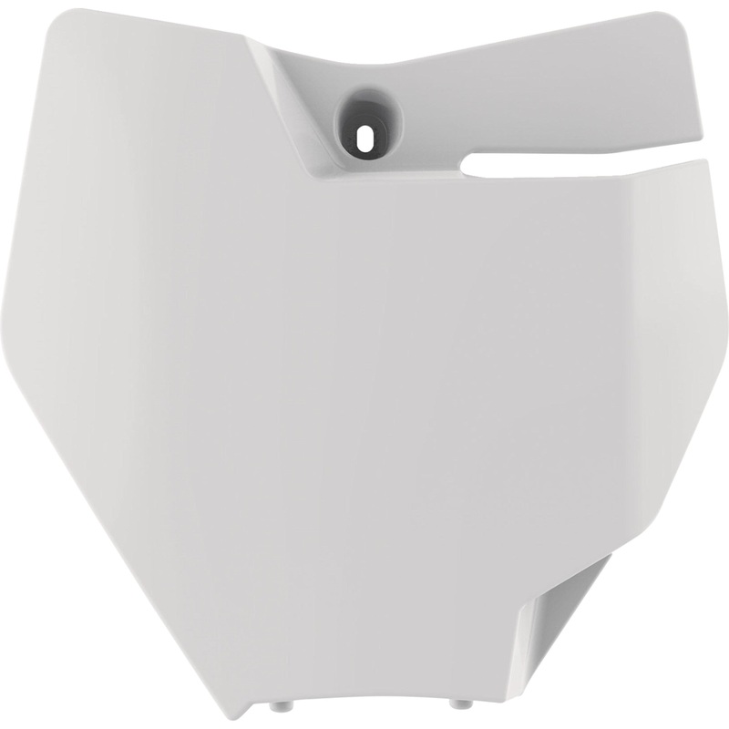 POLISPORT 0520-2461 8666200001 Front Number Plate Number Plate - OEM White - SX 85