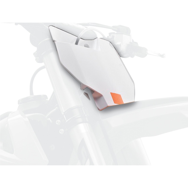 POLISPORT 0520-2705 8666400008 Front Number Plate Number Plate - White - KTM SX/SXF