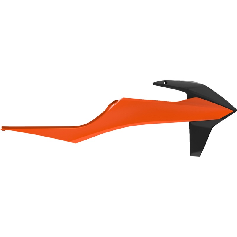 POLISPORT 0520-2926 8422100011 Radiator Covers For KTM Radiator Cover - Orange/Black - KTM