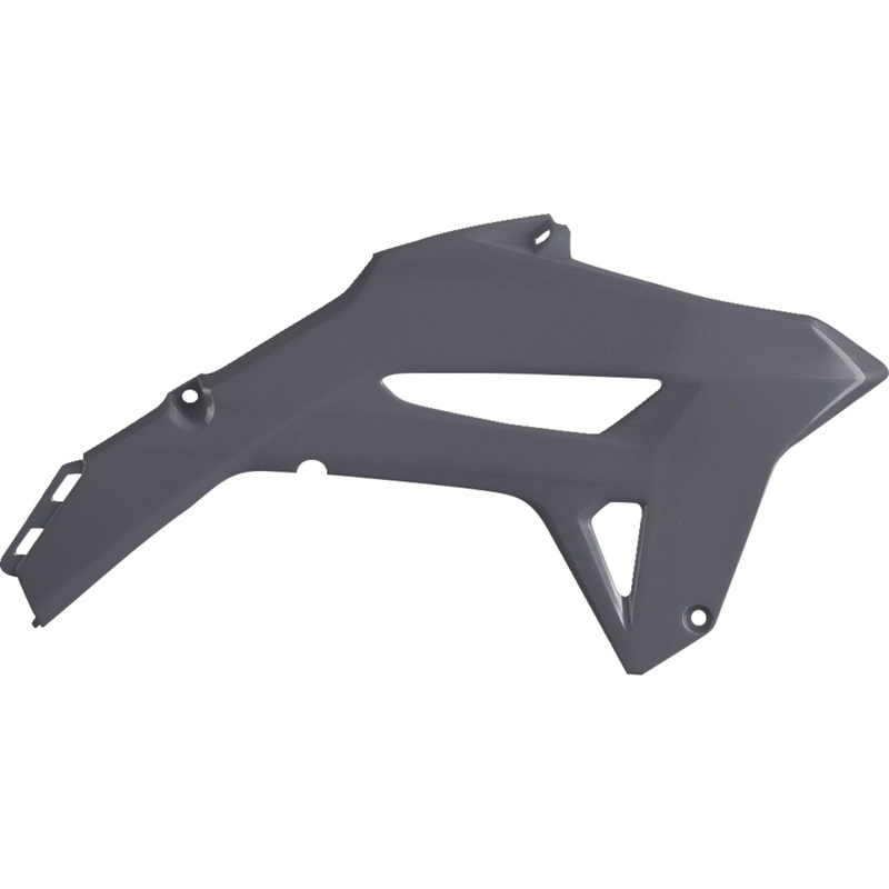 POLISPORT 0520-3197 8474900004 Radiator Covers For Honda Radiator Cover - Gray - CRF 450R