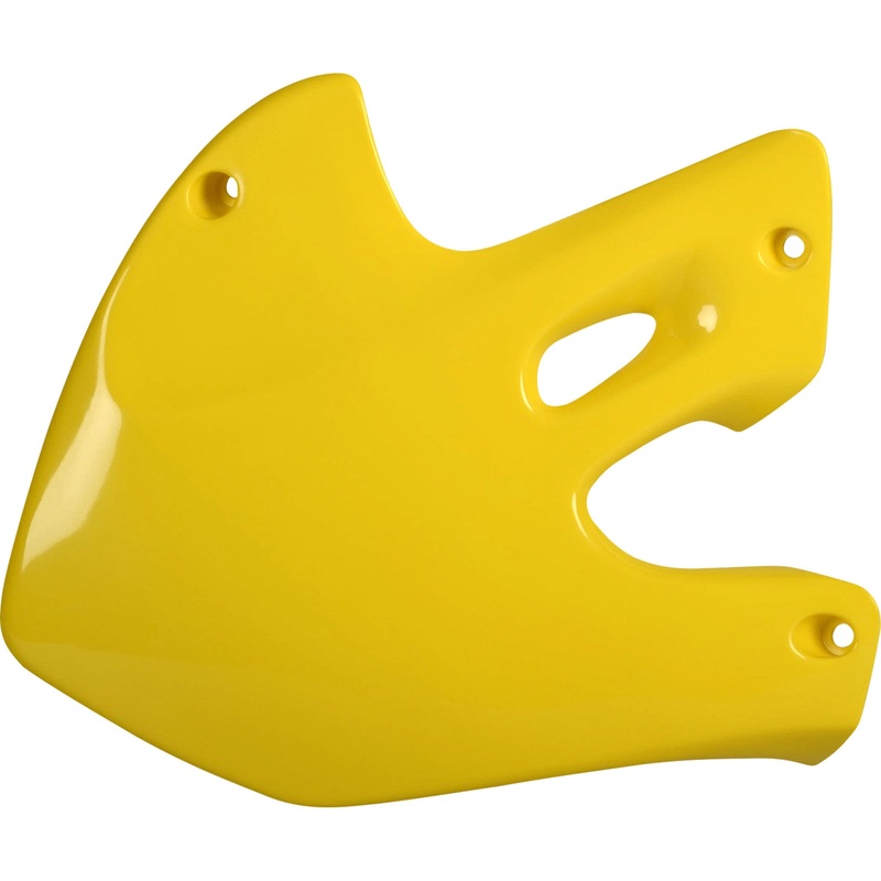 POLISPORT 0520-3621 8412100001 Radiator Cover For Suzuki Radiator Cover - Yellow - RM 125/250