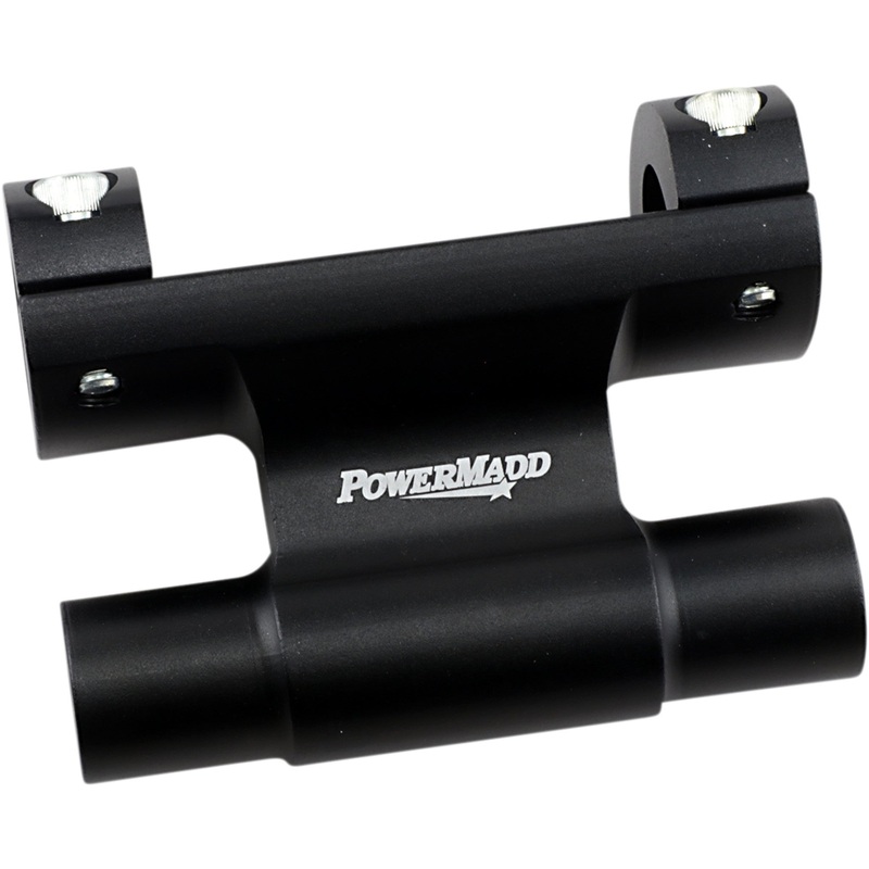 POWERMADD 0602-0531 45440 Powerriser 475 Pivoting Handlebar Riser Risers - 2-1/4" x 4-3/4" - Oversized Handlebars