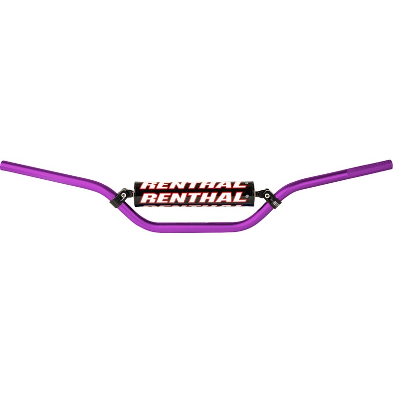 RENTHAL 0601-6427 809-01-PE-01-261 7/8" Off-Road Handlebar  Moto/MX/Enduro/High/RC Handlebar - 7/8" - 809 - RC High - Purple