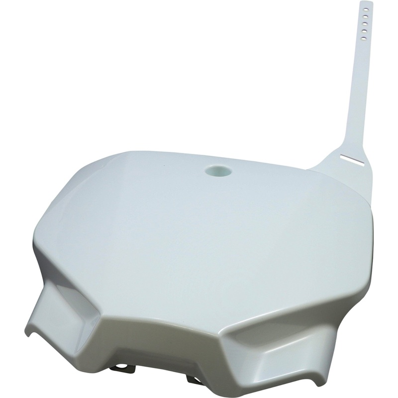 UFO 0520-3239 HO04672-041 Front Number Plates Front Number Plate - White - Honda