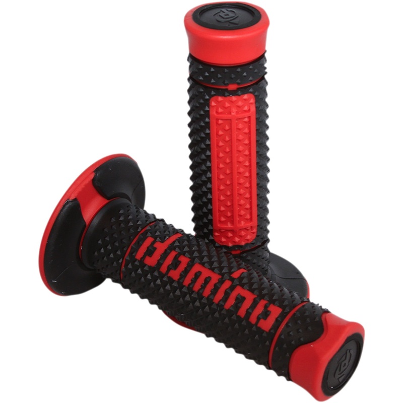 DOMINO 0630-1570 A26041C4240A7-0 Diamonte Grips Grips - Diamonte - Dual Compound - Black/Red