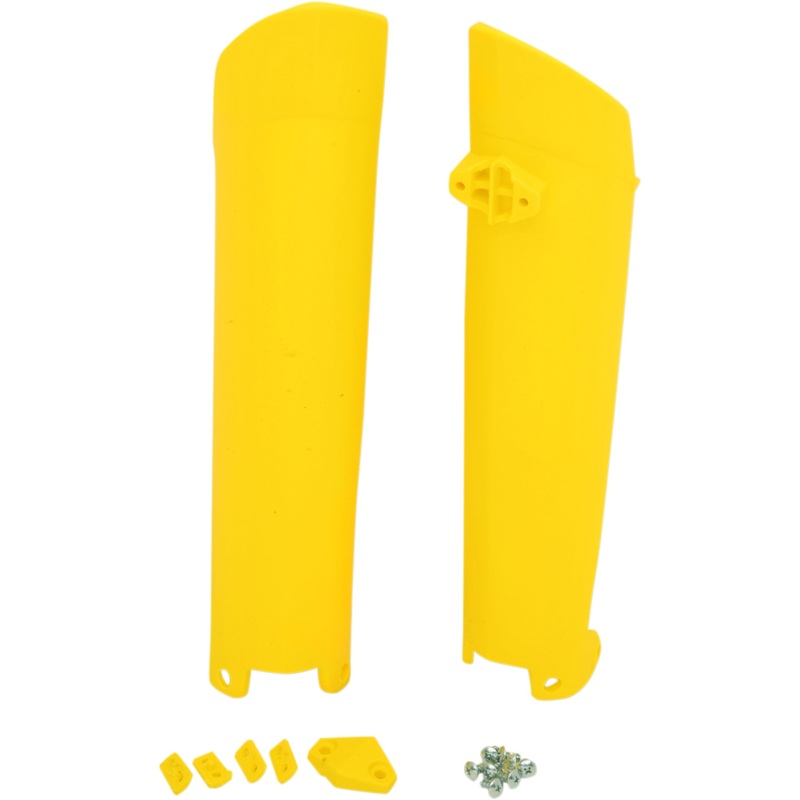 UFO 0412-0254 HU03356103 Husqvarna Fork Tube Protectors Fork Cover - Yellow