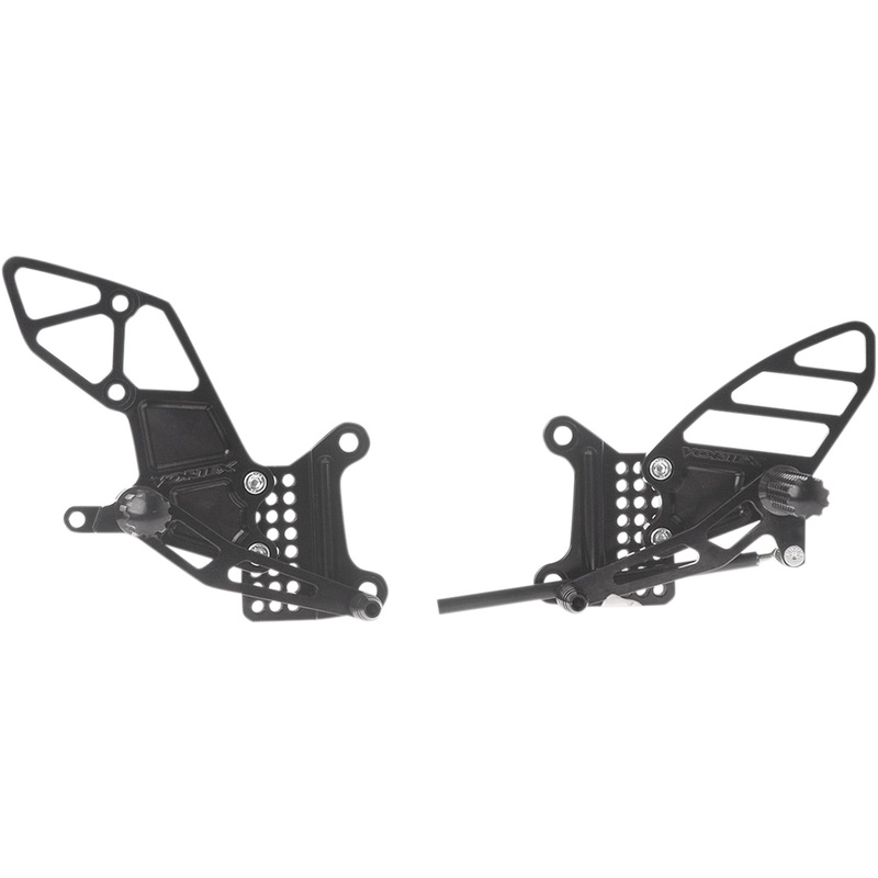 VORTEX 1623-0031 RS406K Original Rearsets Rearset - Black - ZX6RR