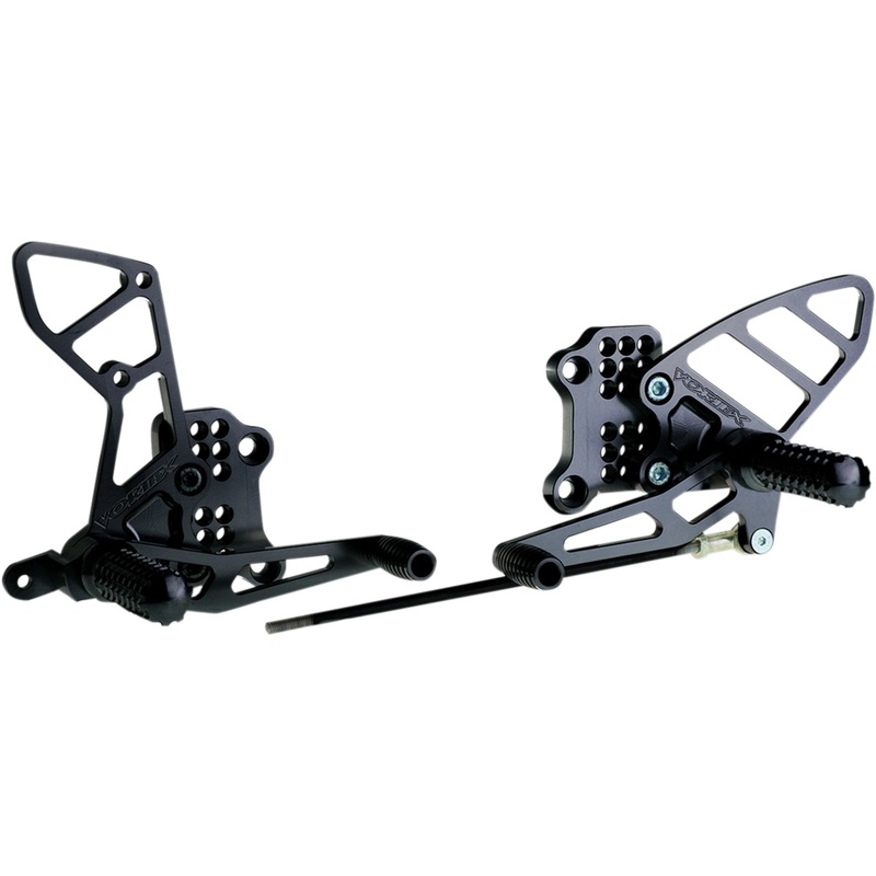 VORTEX 1623-0063 RS505K Original Rearsets Rearset - Black - SV650/1000