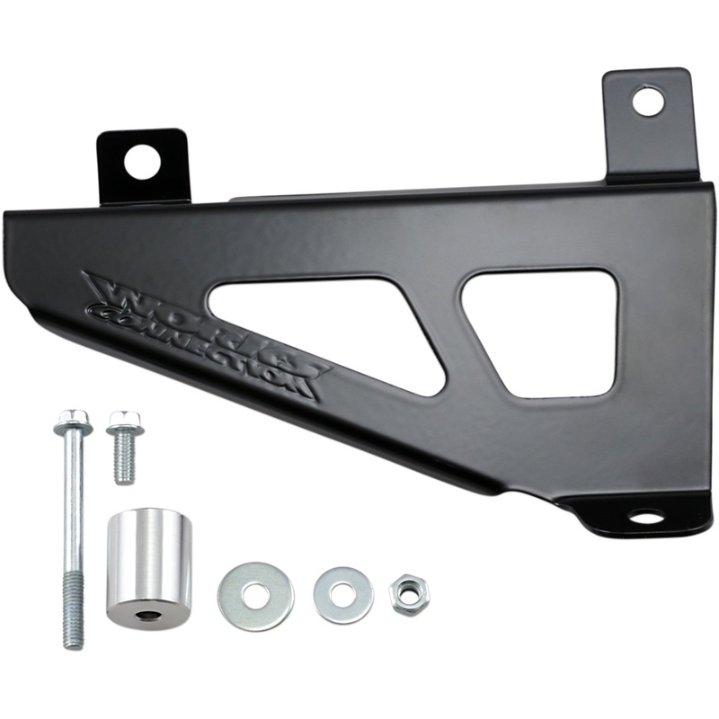 WORKS CONNECTION 1901-0737 18-B126 Radiator Brace Set black - yamaha