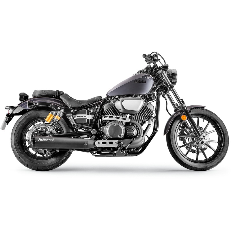 AKRAPOVIC 1811-3339 S-Y9SO4-HBBOSSBL/1 Slip-On Line Muffler  Tapered Muffler - Black - Stainless Steel