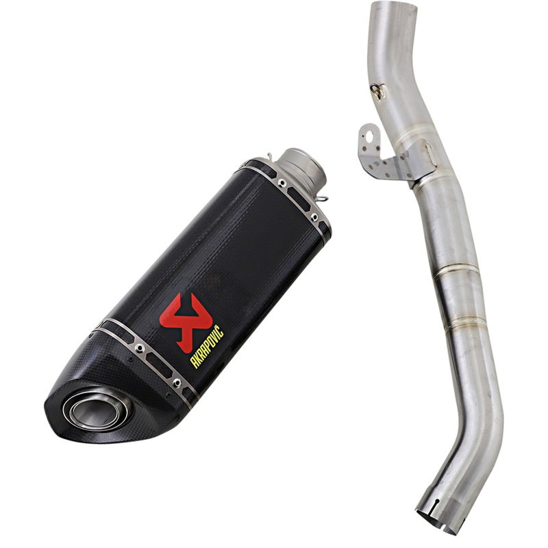 AKRAPOVIC 1811-3992 S-T7SO3-APC Slip-On Line Muffler Street Triple - Carbon Fiber Muffler