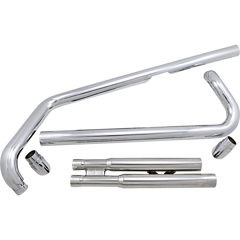 COBRA 1810-0405 2821 Speedster Slashdown Exhaust System Speedster Slashdown Exhaust - XV1600/1700