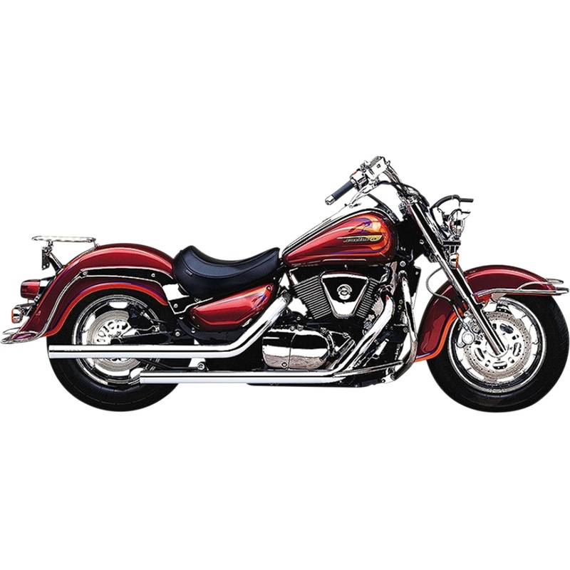 COBRA 1810-2330 3616T Dragster Exhaust System Dragster Exhaust - 1500 Intruder