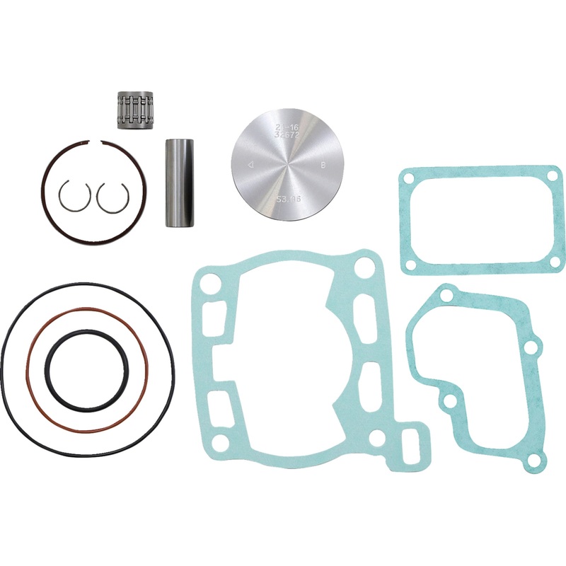 VERTEX 0910-3120 VTK22998B Top End Piston Kit Cast Replica for 2-Stroke Top End Piston Kit - 53.96 mm - Suzuki RM125