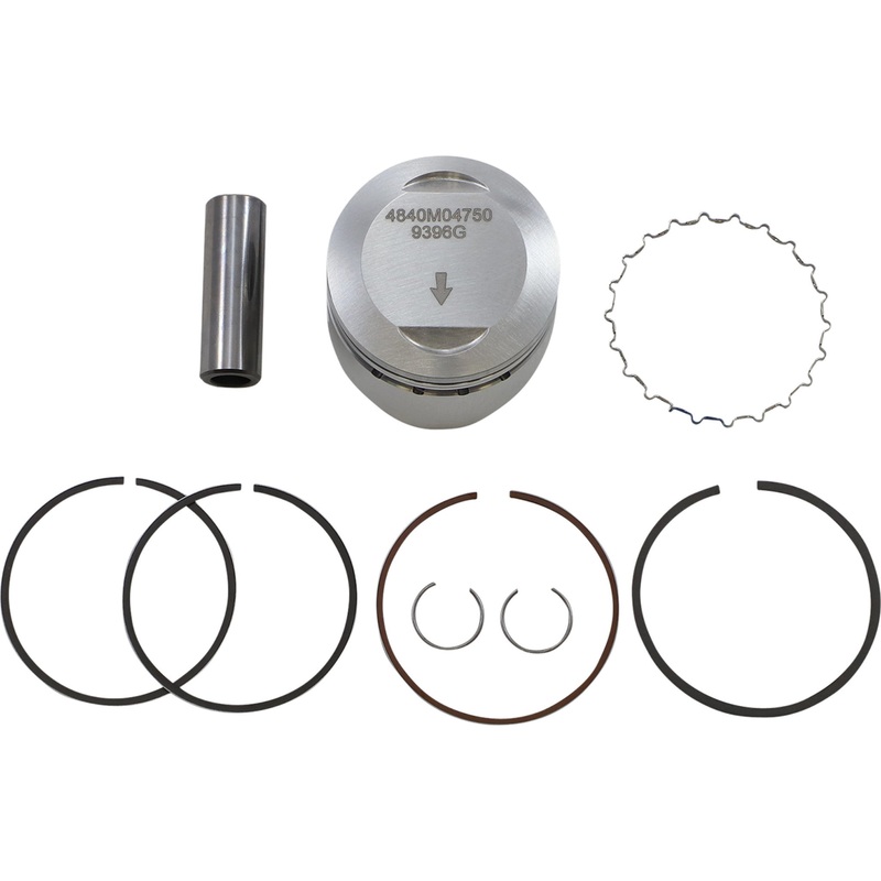 WISECO 0910-0369 4840M04750 Piston Kit Forged Series for 4-Stroke Piston Kit - 47.50 mm - Yamaha