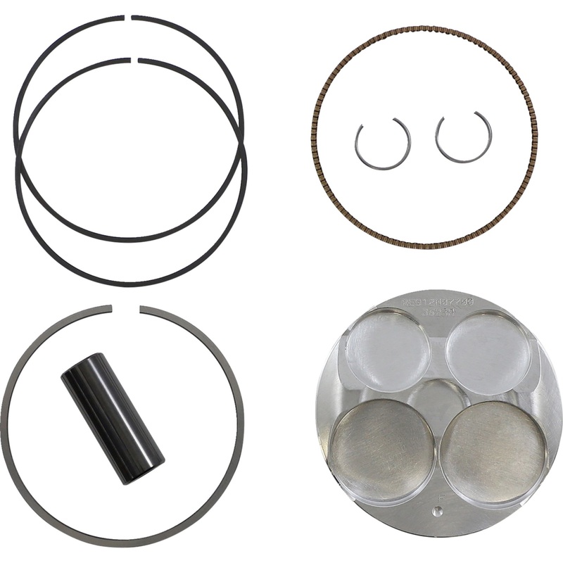 WISECO 0910-5076 RE812M07700 Racer Elite 4-Stroke Series Piston Piston Kit - 77.00 mm - Yamaha YZ250F/FX | WR250F
