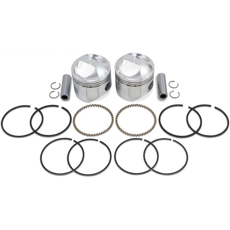 WISECO K1606 K1606 High-Performance Piston Kit Piston Kit - +0.010" - Big Twin