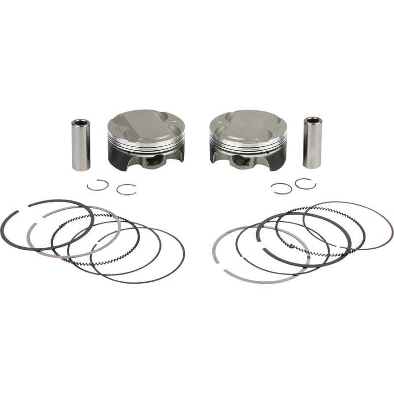 WOSSNER 0910-6681 K4081DA-2 Piston Kit Anodize Crown Piston Kit - 4.375" Stroke - 107 CID - M8