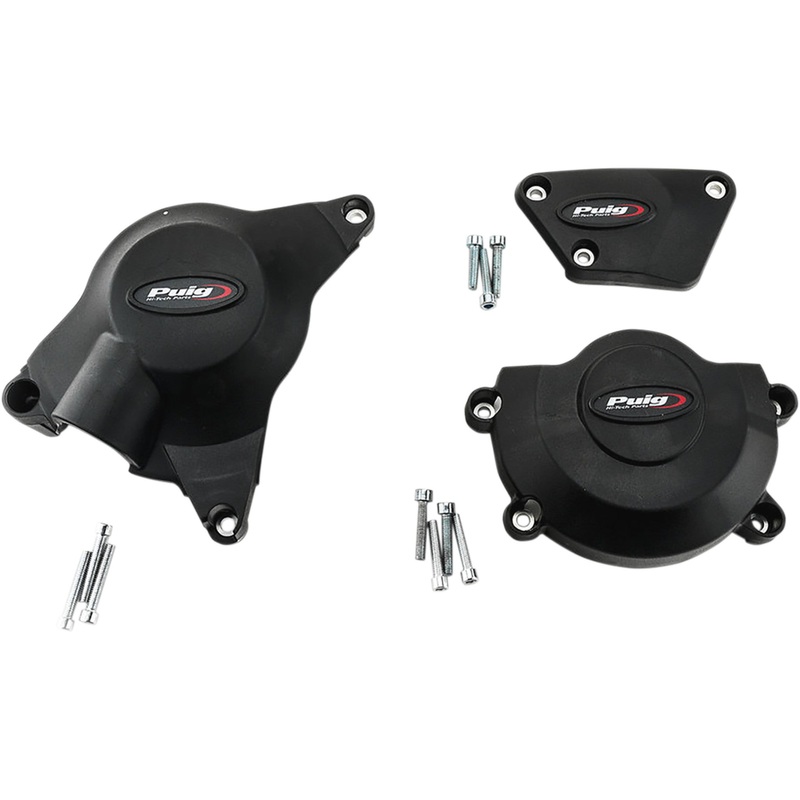 PUIG HI-TECH PARTS 0940-1879 20129N Engine Protective Cover Kit Engine Covers - Yamaha YZF-R6